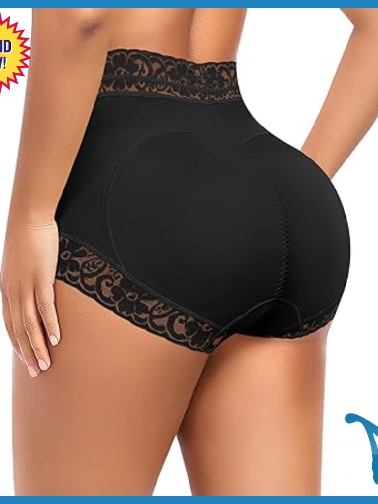 Butt Lifting Shapewear Panty With Removable Pads Tummy Control